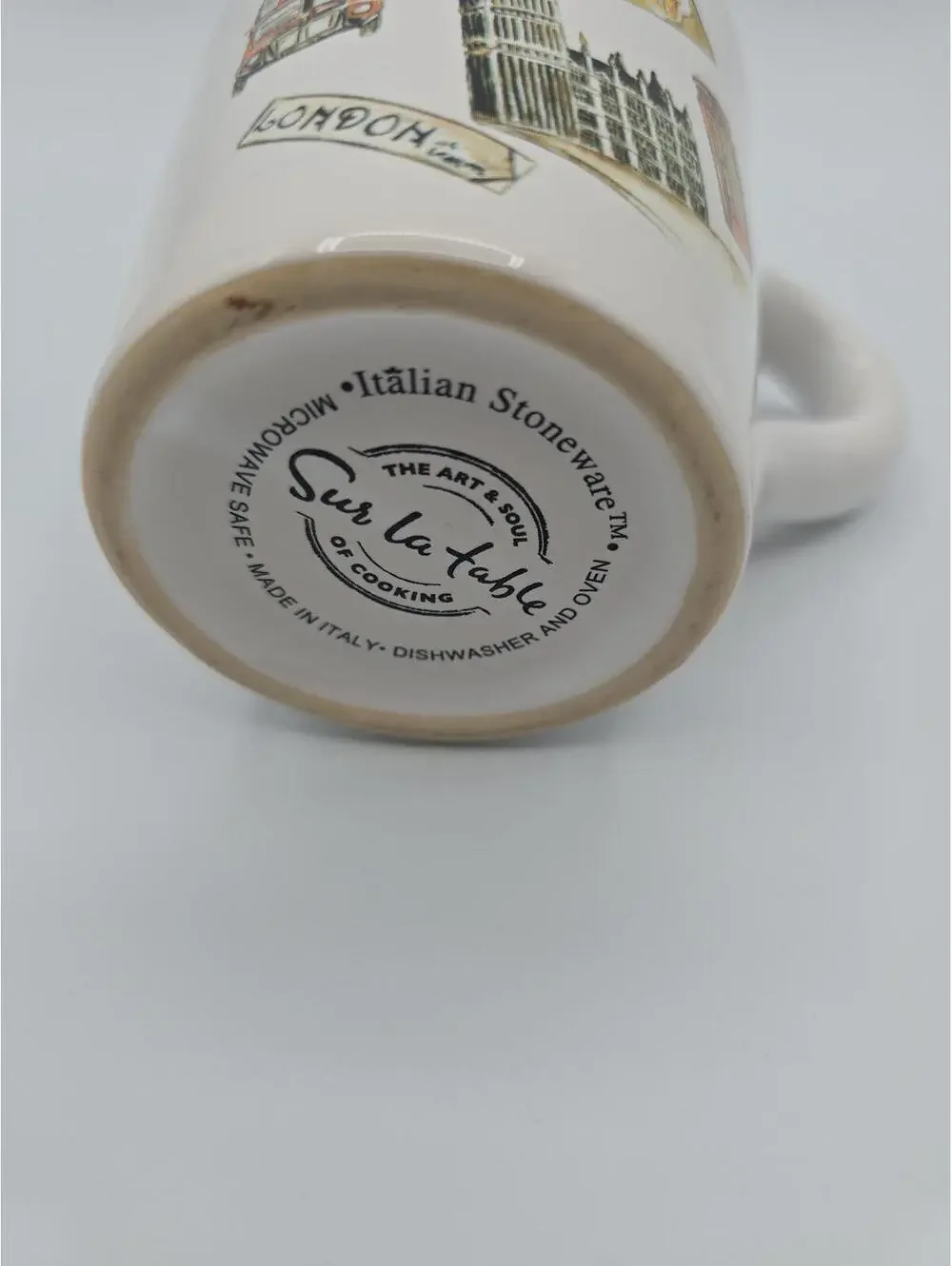 Sur La Table Italian Stoneware London Ceramic Mug